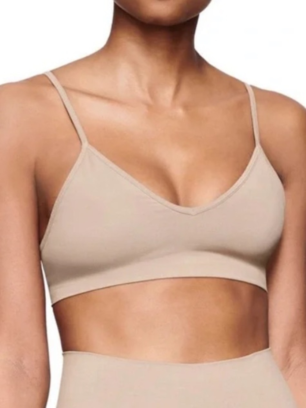 SKIMS SOFT SMOOTHING SEAMLESS BRALETTE DESERT SMALL